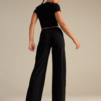 Cotton Contour Short Sleeve T-Shirt | Black