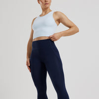 Essential Crop Tank Top | Icy Blue