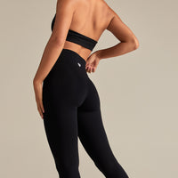 Essential Mini Flared Leggings | Black