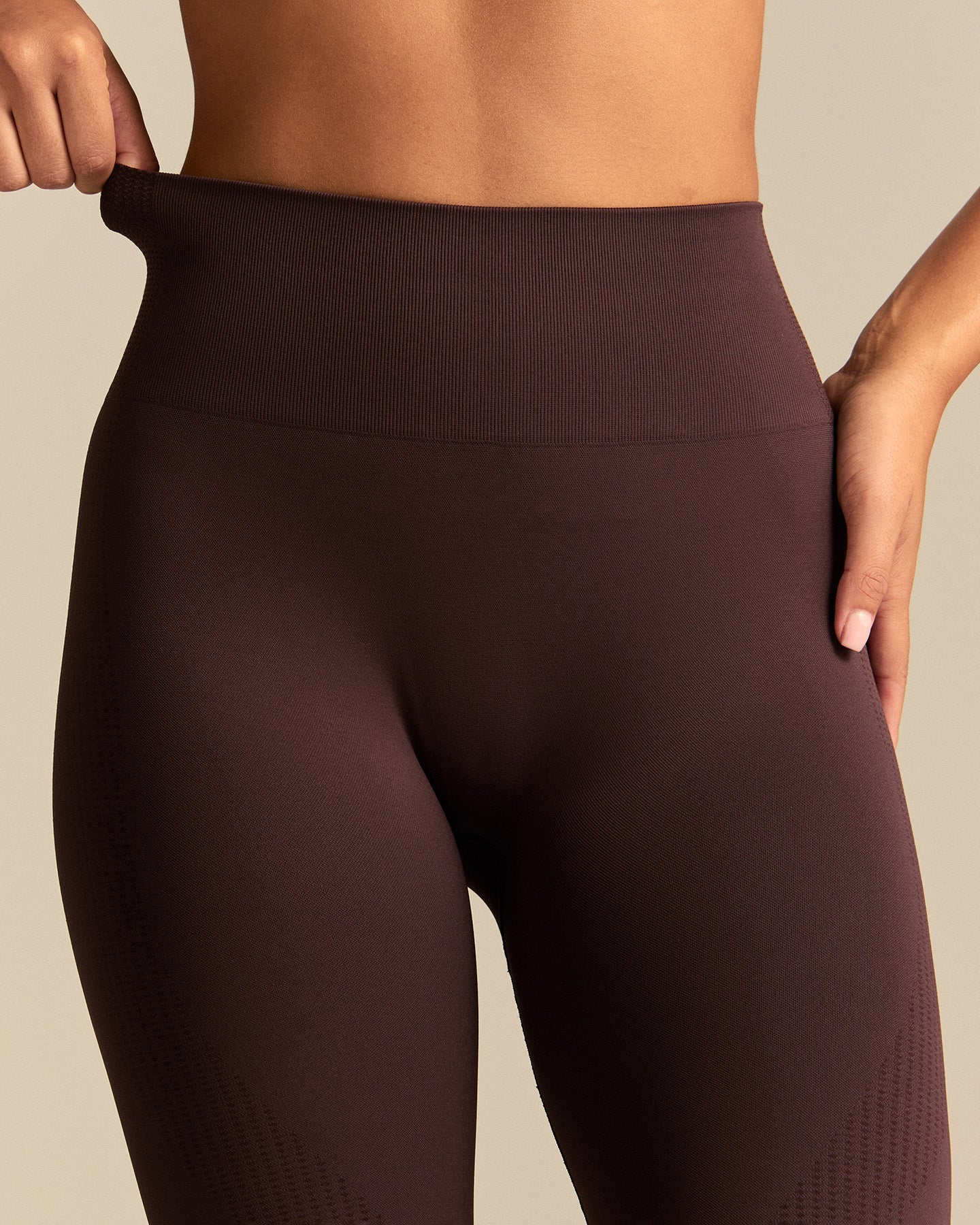 Power High Waist Flared Leggings | Cafe Noir
