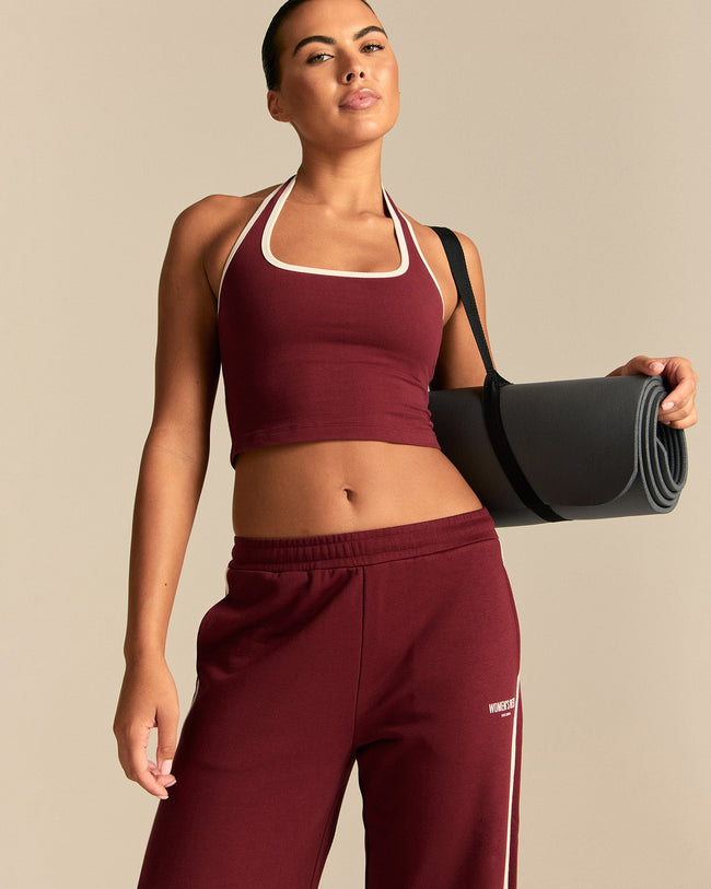 Comfort Halter Tank | Oxford Red