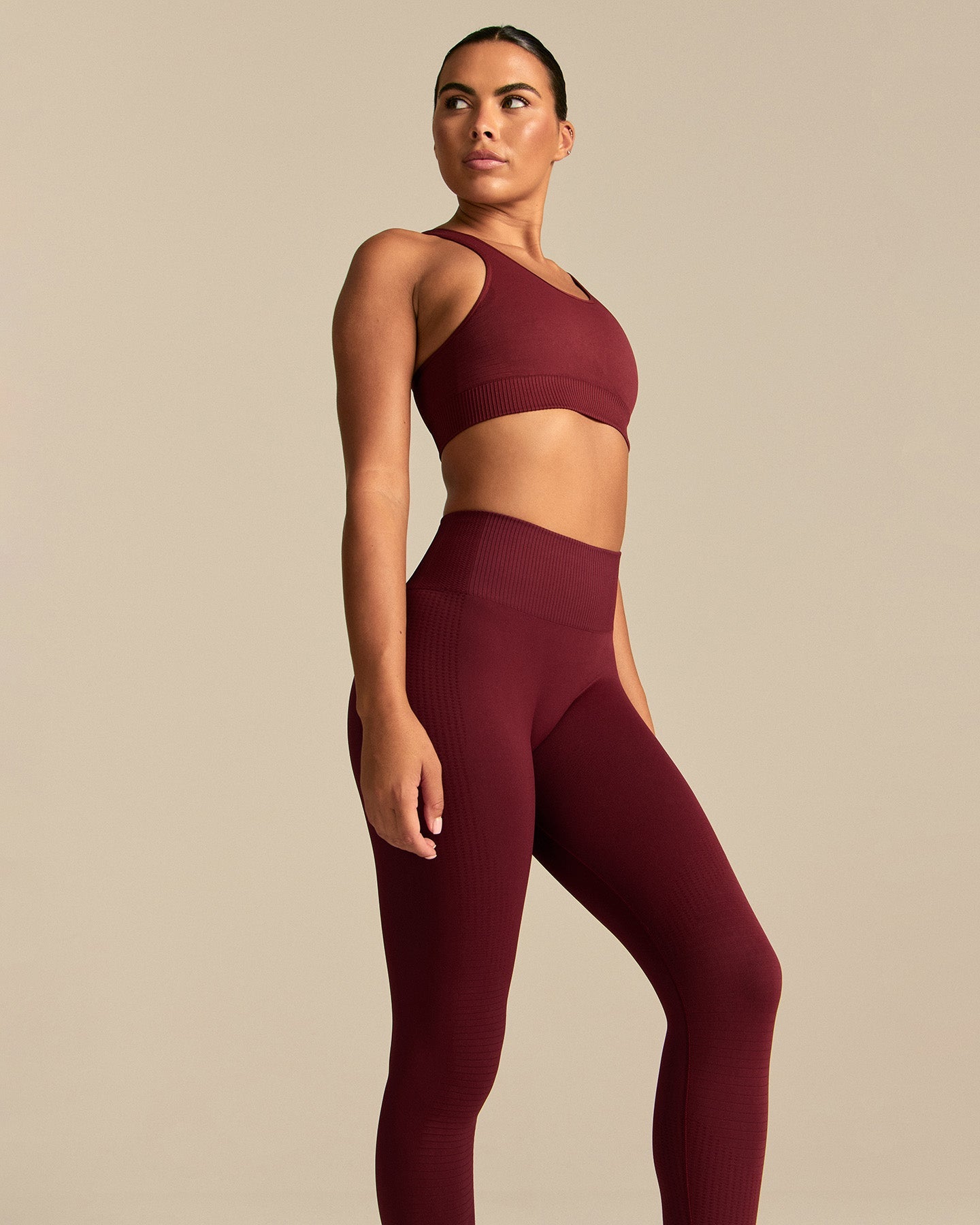 Power Adjustable Sports Bra | Oxford Red