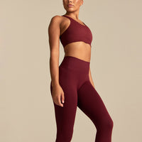 Power Adjustable Sports Bra | Oxford Red