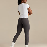 Power Seamless Short Sleeve Top | White