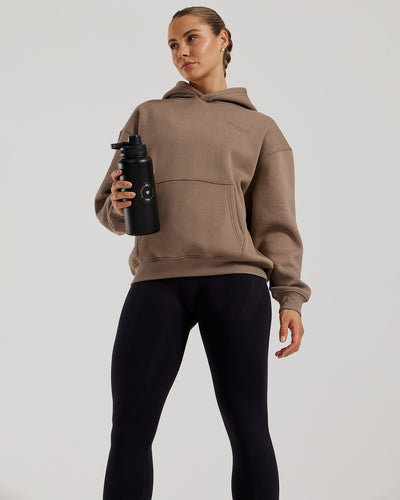 Comfort Oversized Statement Graphic Hoodie | Caribou