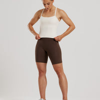 Essential Built-In Bra Midi Tank | Off White