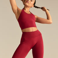Define 2.0 Seamless Halter Tank | True Red