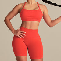 Define 2.0 Seamless Racer Back Bra | Lava Red