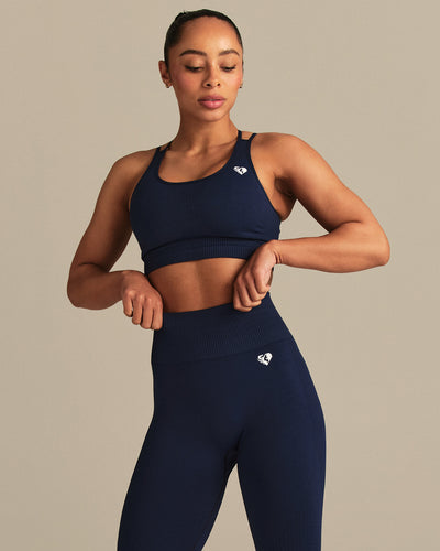 Power Seamless Scrunch Leggings | Sapphire Blue
