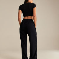 Comfort Lightweight Sweat Squad Joggers | Black