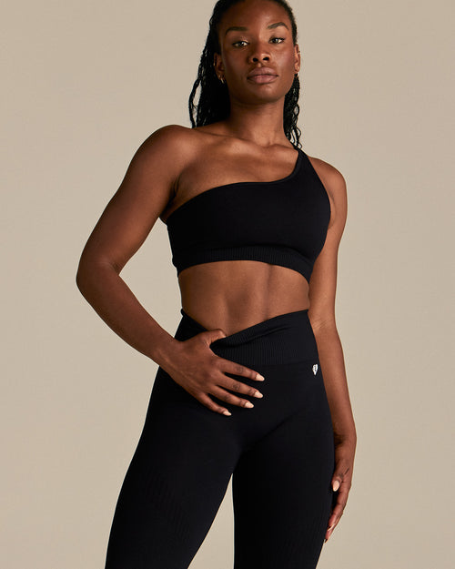 Power Seamless Scrunch Leggings | Black