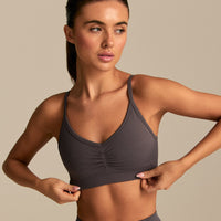 Define 2.0 Scrunch Bra | Slate Grey (1/6)