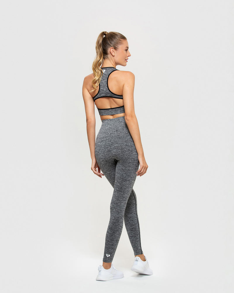 Leggings Seamless XS Cinza Mulher - 1 un - Berg