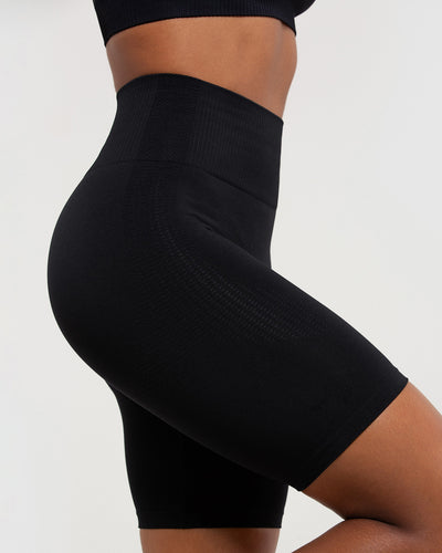 Power Seamless Cycling Shorts Black