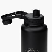 Stainless Steel Sports Bottle | Black