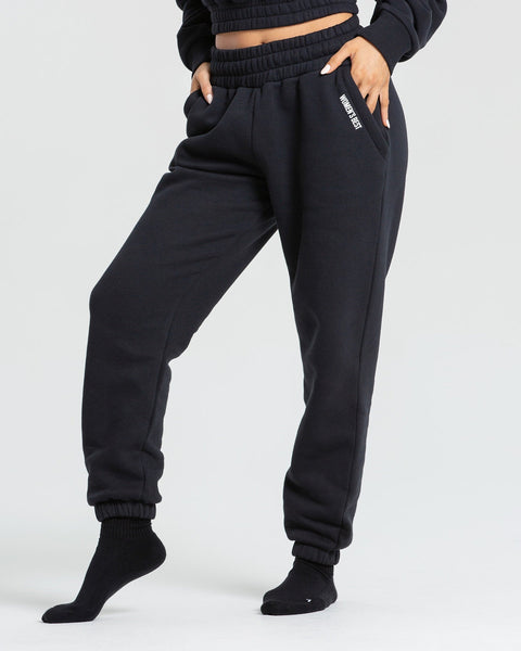 Bleached black joggers hot sale