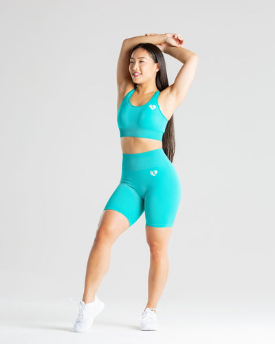 Teal store cycling shorts