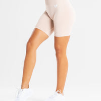 Power Seamless Cycling Shorts | Nude