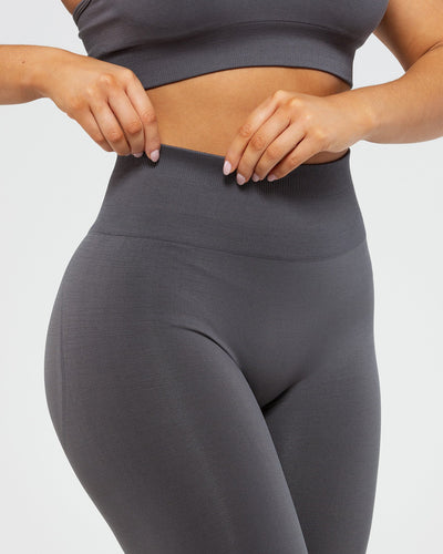 Hiit Ribbed Seamless Leggings In Teal-green