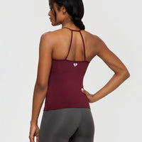 Essential Built-in Bra Tank | Dark Cherry