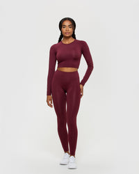 Essential Leggings | Dark Cherry