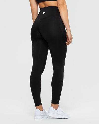 KAFFE Siria Super Slim Leggings, Black Deep at John Lewis & Partners