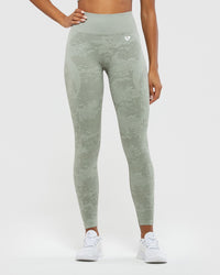 Evolution Seamless Leggings | Olive