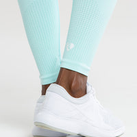 Power Seamless Leggings | Bleached Aqua