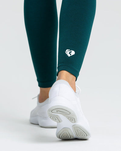 Lululemon Athletica Solid Green Leggings Size 10 - 45% off