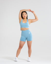 Move Seamless Shorts | Blue Marl