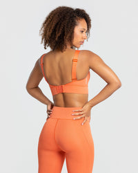 Hold High Support Sports Bra | Burnt Orange