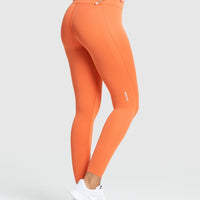 Hold High Waisted Leggings | Burnt Orange
