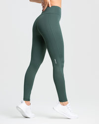 Hold High Waisted Leggings | Jungle Green