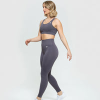 Power Seamless Sports Bra | Charcoal