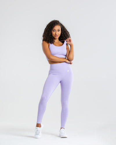Power Seamless Sports Bra | Lilac