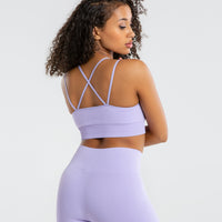 Power Seamless Sports Bra | Lilac