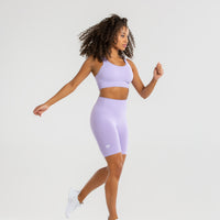 Power Seamless Cycling Shorts | Lilac