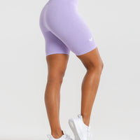 Power Seamless Cycling Shorts | Lilac