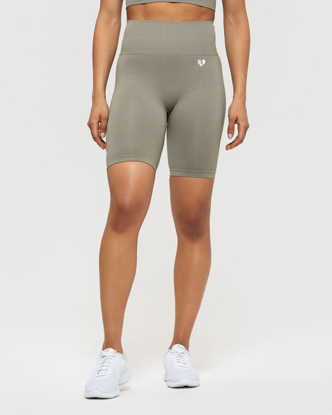 Taupe biker sale shorts