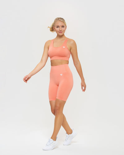 Peach clearance biker shorts