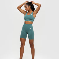 Power Seamless Cycling Shorts | Sea Pine