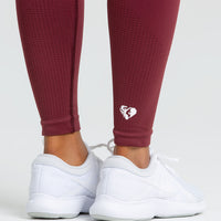 Power Seamless Leggings | Burgundy