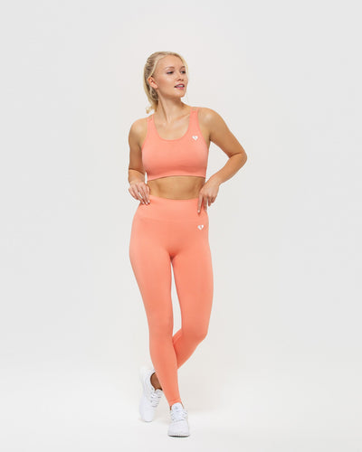 Power Seamless Leggings | Peach Sand