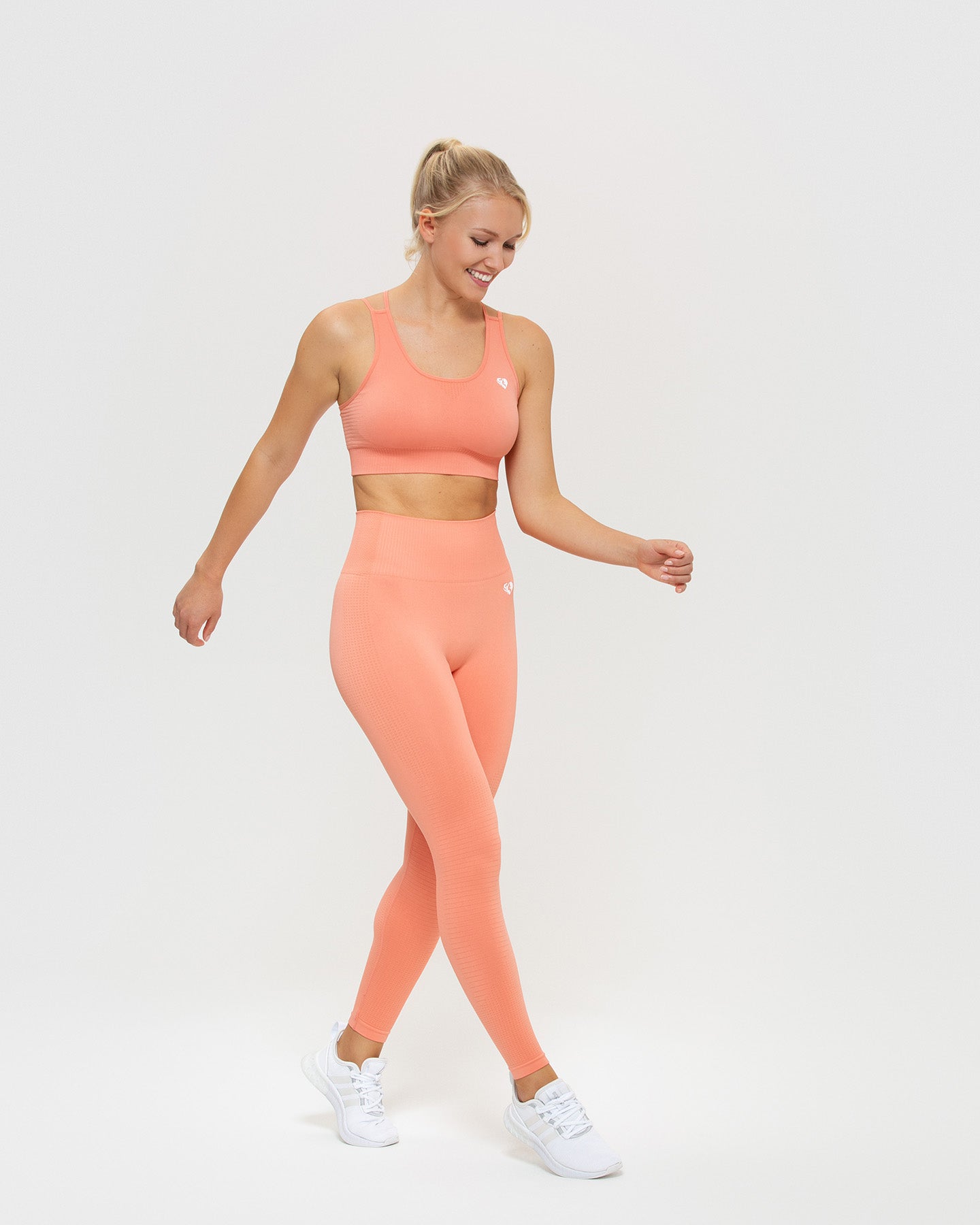 Power Seamless Leggings | Peach Sand