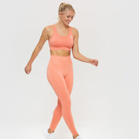 Power Seamless Leggings | Peach Sand