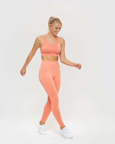 Power Seamless Leggings | Peach Sand