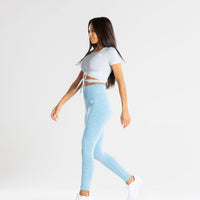 True Tie Crop Top | Grey