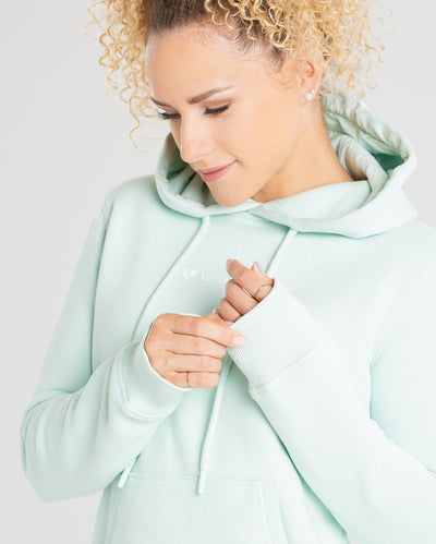 Mint green clearance hoodie