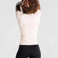 Power Seamless T-Shirt | Nude