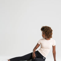 Power Seamless T-Shirt | Nude